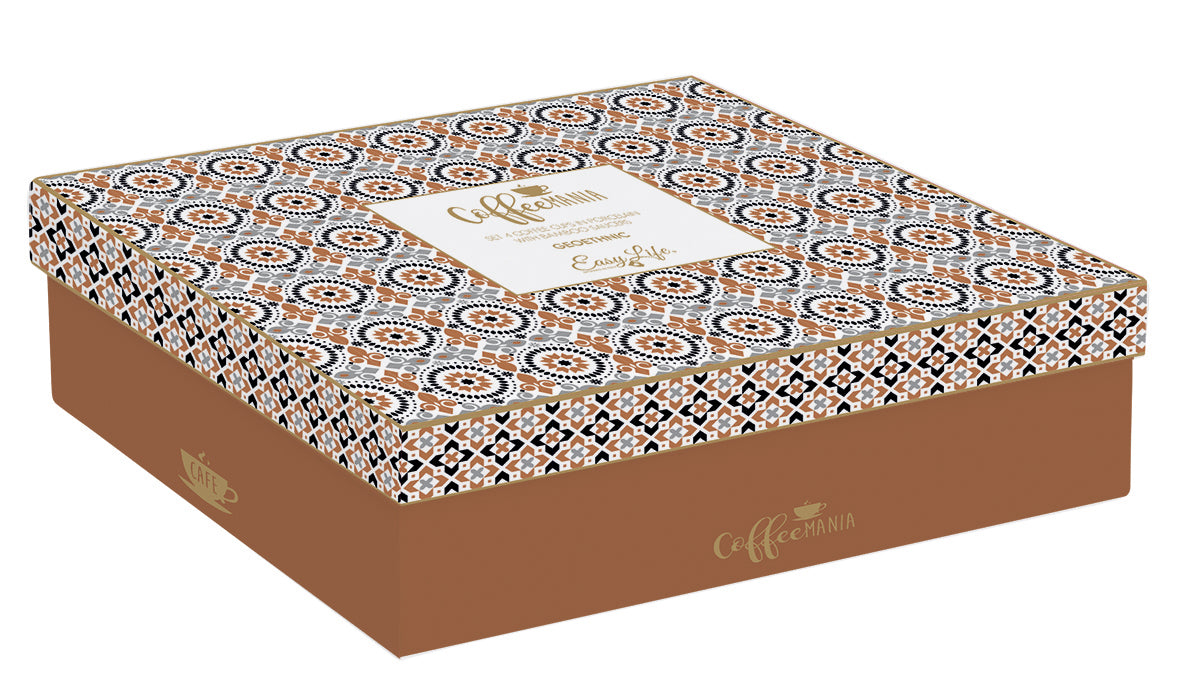 Set 4 bicchierini caffè GEOETHNIC