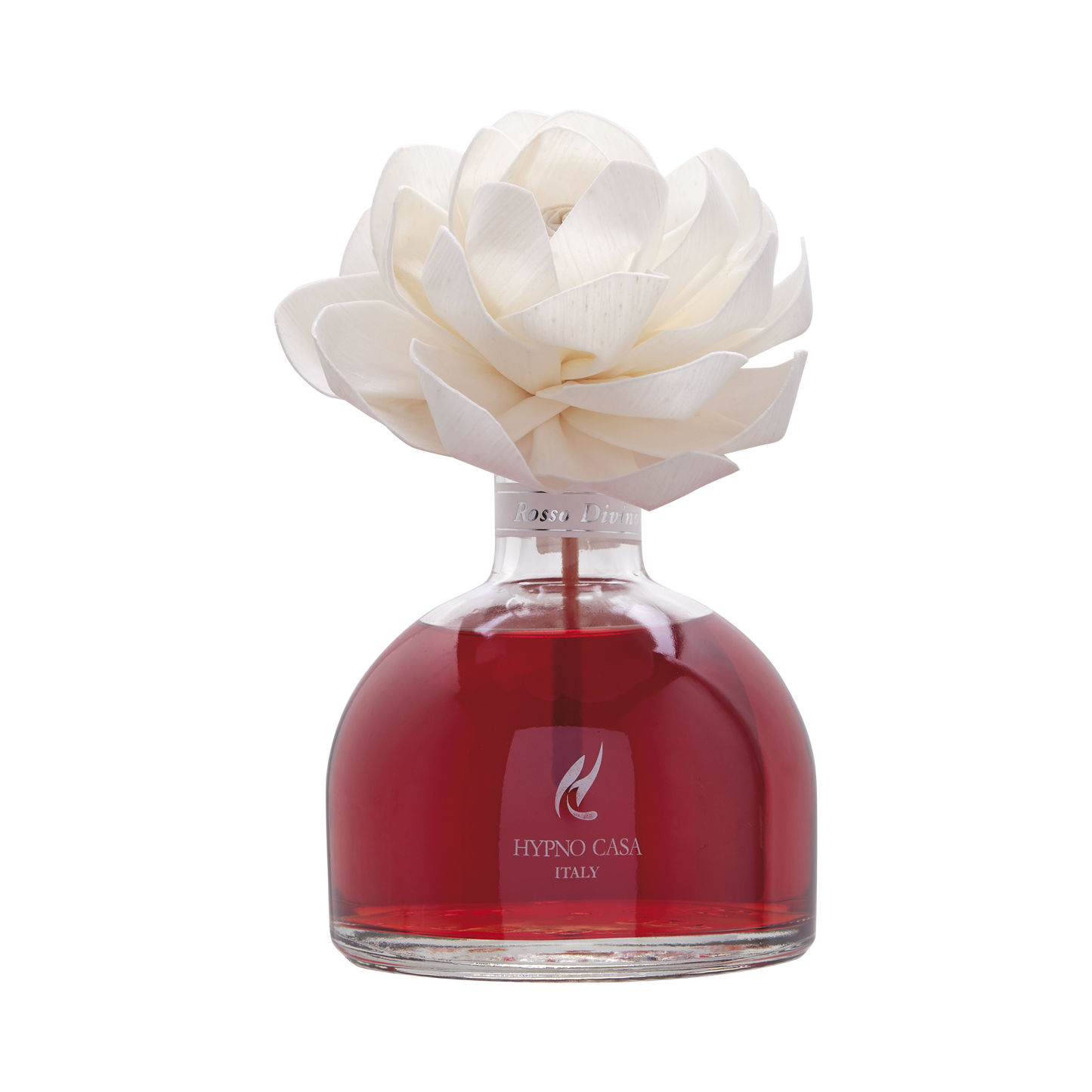 Diffusore con fiore Rosa Rosso Divino 100ml