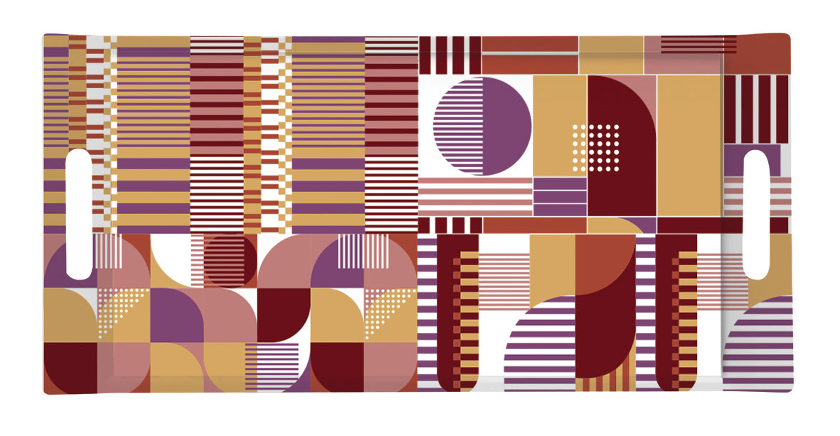 Vassoio 40x19 GEOMETRIC ART