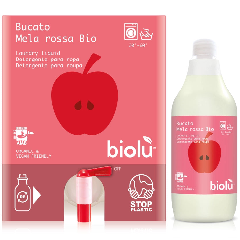 BUCATO MELA BIO Detersivo ecologico lavatrice 1 Litro