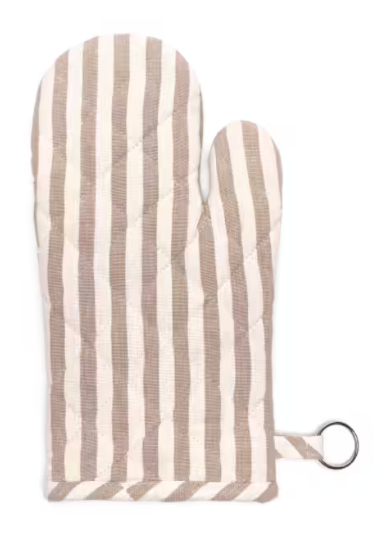 Guanto forno a Righe Beatrice in Cotone 19x32 cm