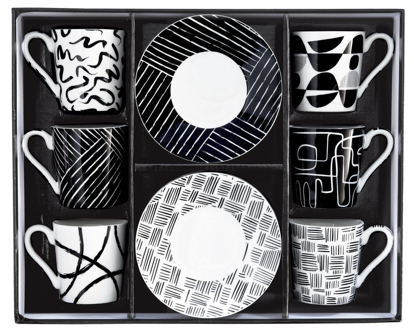 Set 6 tazzine Graffiti