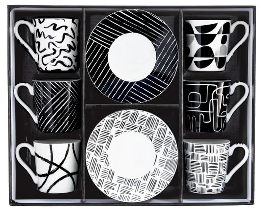 Set 6 tazzine Graffiti