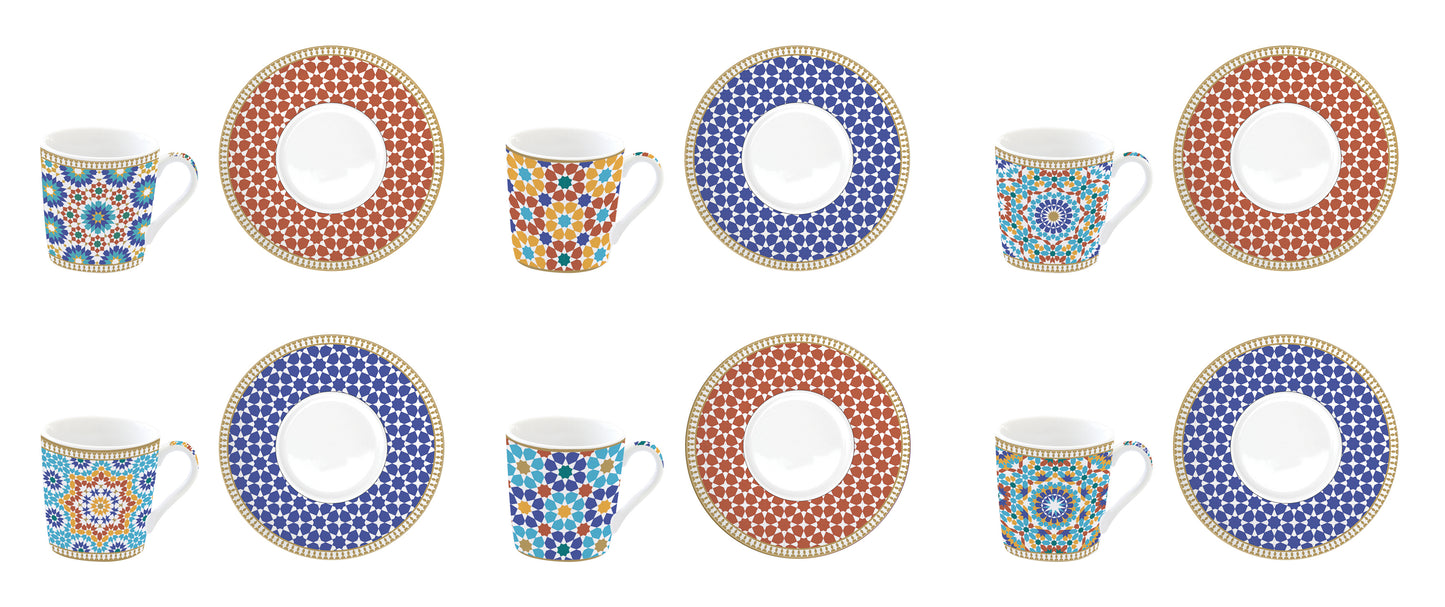 Set 6 tazzine MARRAKECH