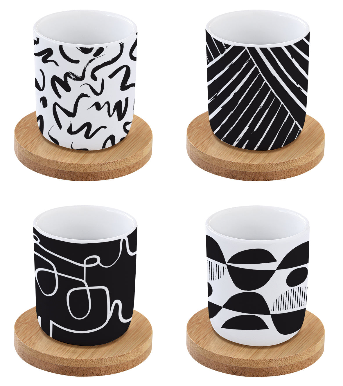 Set 4 bicchierini caffè GRAFFITI