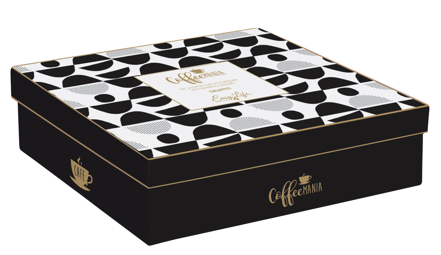 Set 4 bicchierini caffè GRAFFITI