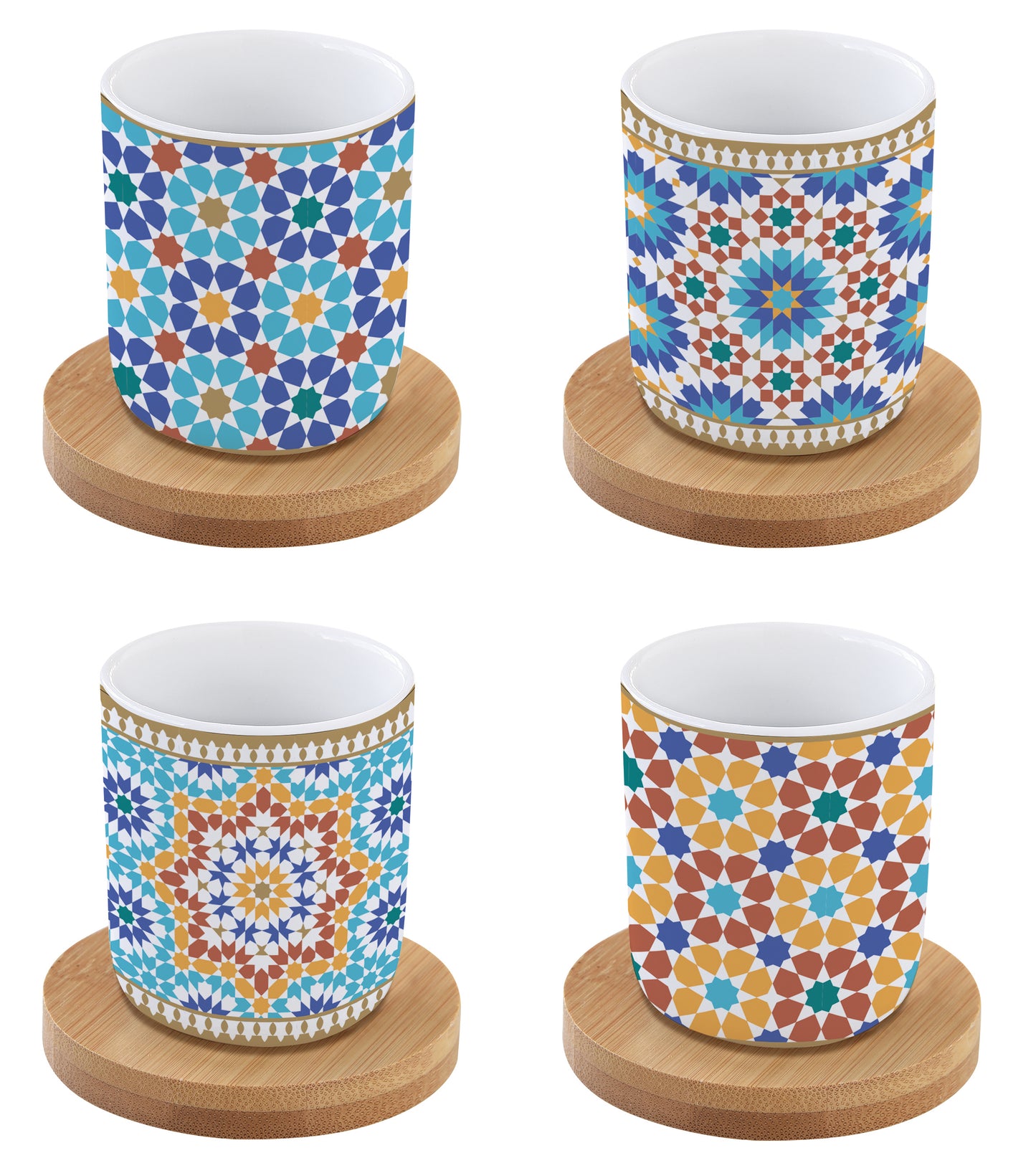 Set 4 bicchierini caffè MARRAKECH