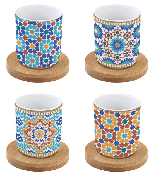 Set 4 bicchierini caffè MARRAKECH