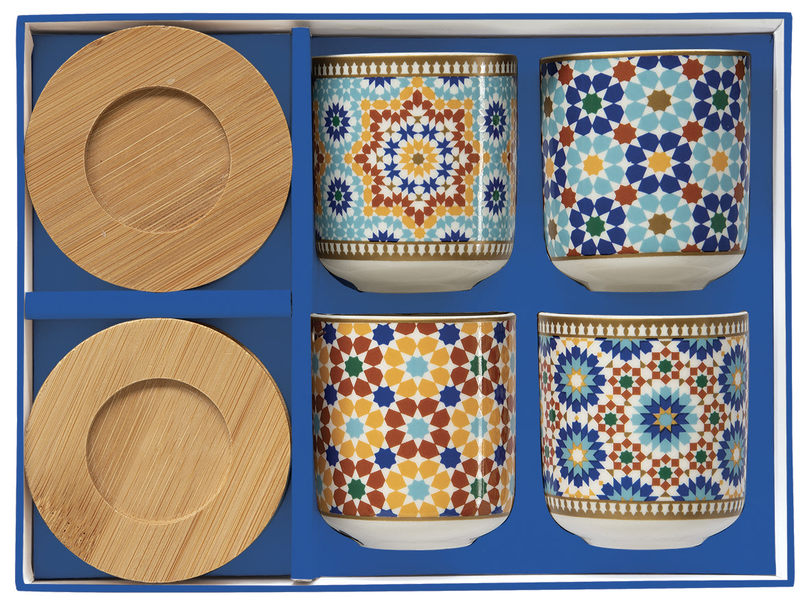 Set 4 bicchierini caffè MARRAKECH