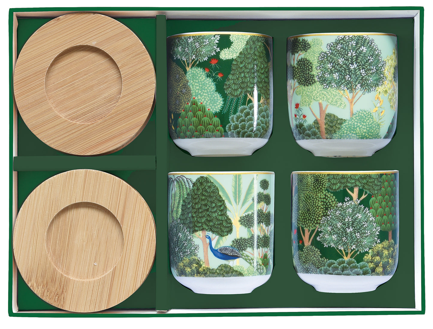 Set 4 bicchierini caffè WOODLAND