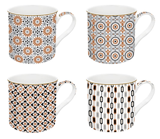 Set 4 Mug GEOETHNIC