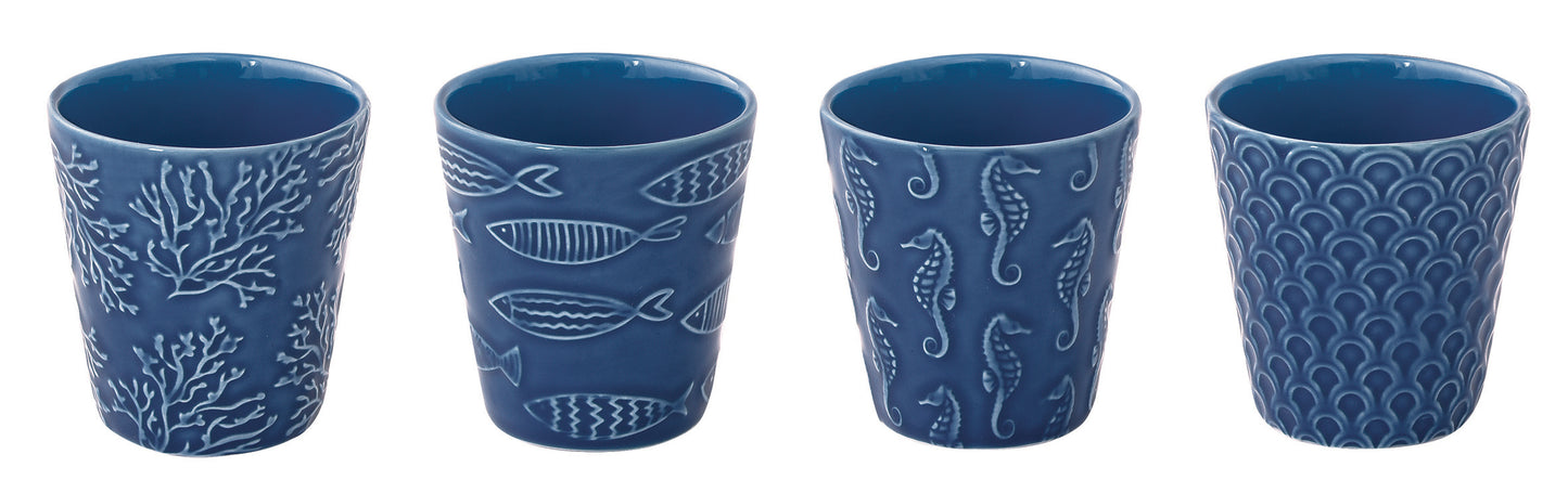 Set 4 bicchieri caffè SEA LIFE