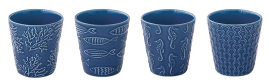 Set 4 bicchieri caffè SEA LIFE