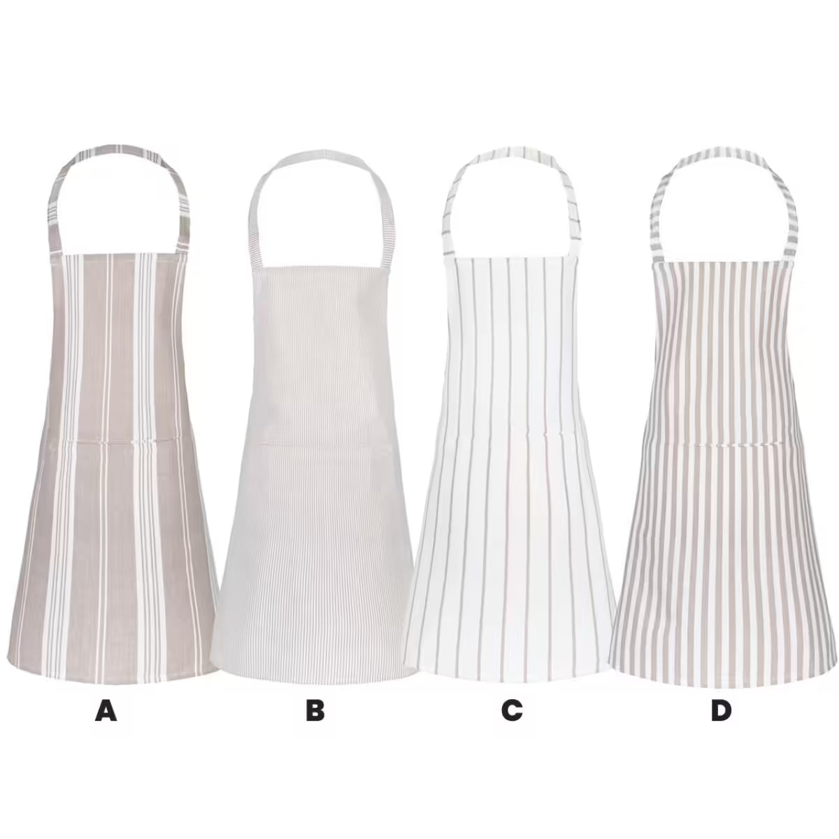 Grembiule a Righe Beatrice in Cotone (4 varianti)