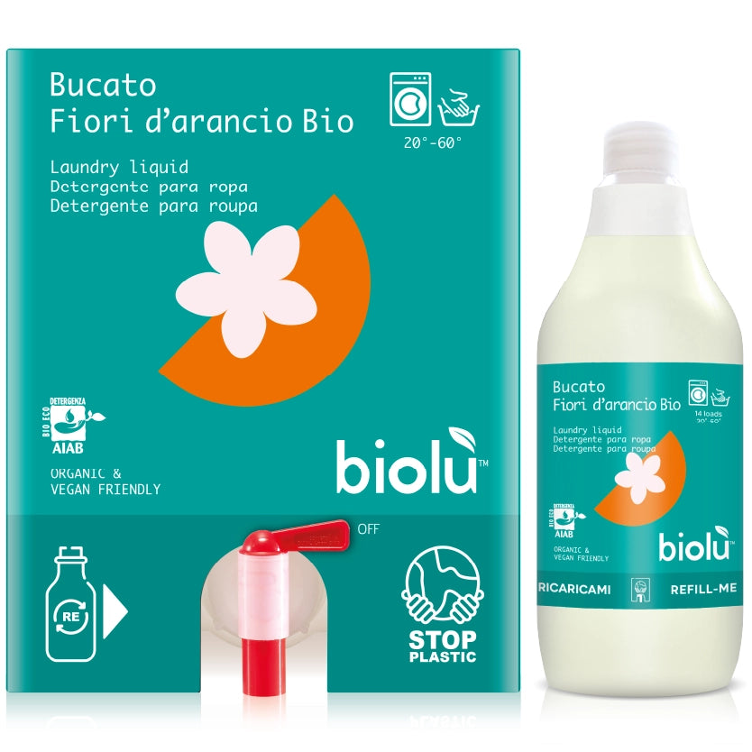 BUCATO FIORI D'ARANCIO BIO Detersivo ecologico lavatrice 1 Litro