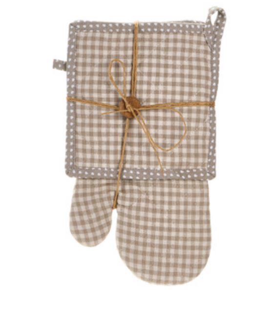 Set Guantone e presina Idea Regalo Cuori Tati