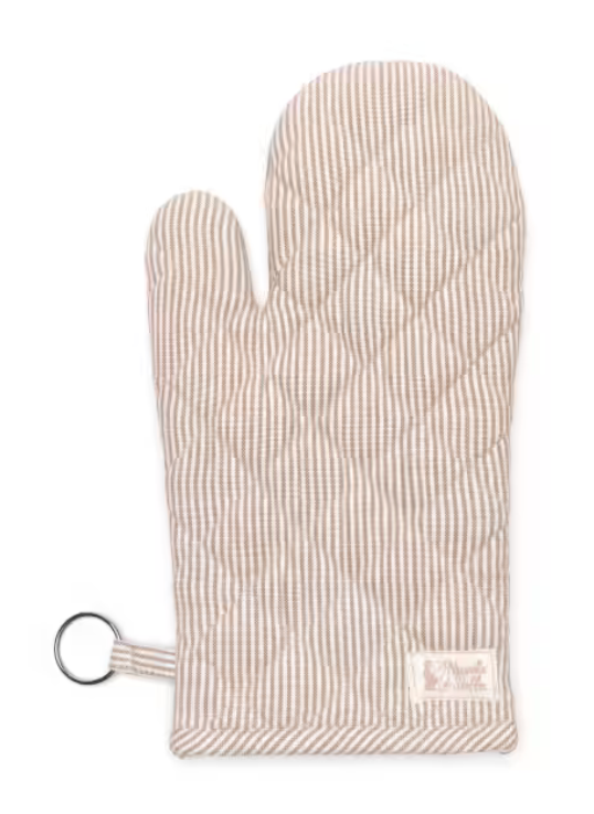 Guanto forno a Righe Beatrice in Cotone 19x32 cm
