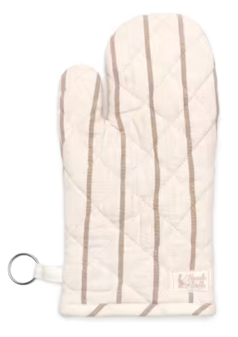 Guanto forno a Righe Beatrice in Cotone 19x32 cm