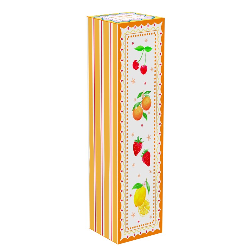 Set 4 tazze impilabili 275 ml in porc.in color box FRUIT MANIA